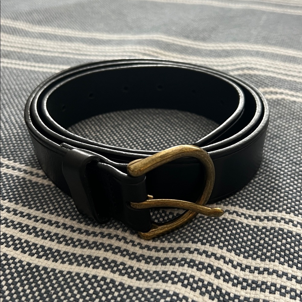 Madewell Medium Perfect Leather Belt size LARGE